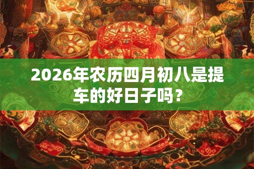 2026年农历四月初八是提车的好日子吗? 2026年农历四月初八是提车的好日子吗?