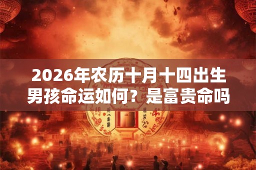 2026年农历十月十四出生男孩命运如何?是富贵命吗? 2026年农历十月十四出生男孩命运如何?是富贵命吗?