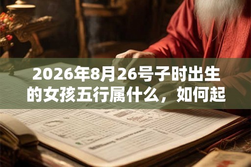 2026年8月26号子时出生的女孩五行属什么,如何起名字 2026年8月26号子时出生的女孩五行属什么,如何起名字