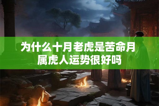 为什么十月老虎是苦命月 属虎人运势很好吗 为什么十月老虎是苦命月 属虎人运势很好吗