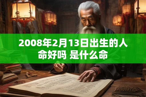 2008年2月13日出生的人命好吗 是什么命
