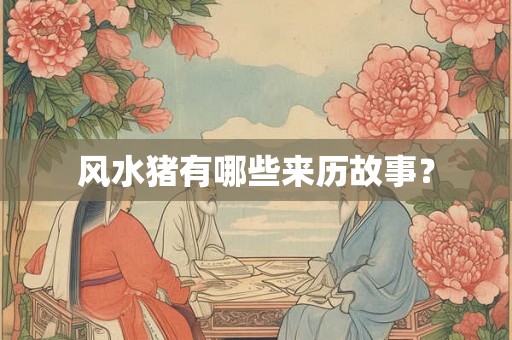 风水猪有哪些来历故事？