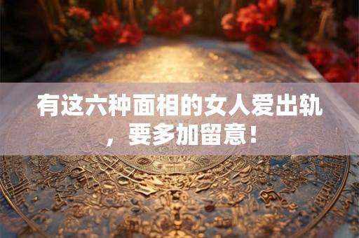 有这六种面相的女人爱出轨，要多加留意！