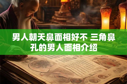 男人朝天鼻面相好不 三角鼻孔的男人面相介绍