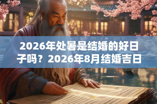 2026年处暑是结婚的好日子吗？2026年8月结婚吉日一览表！