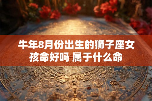牛年8月份出生的狮子座女孩命好吗 属于什么命