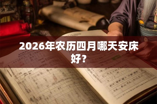 2026年农历四月哪天安床好？