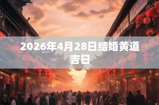 2026年4月28日结婚黄道吉日