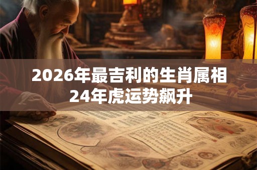 2026年最吉利的生肖属相 24年虎运势飙升