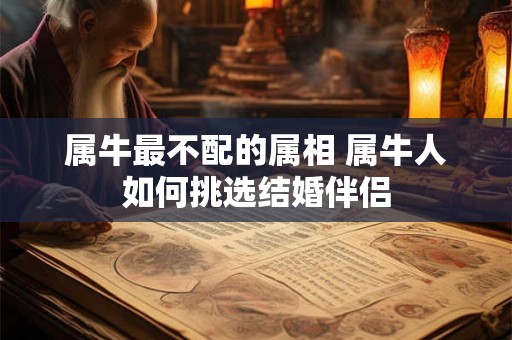 属牛最不配的属相 属牛人如何挑选结婚伴侣
