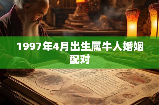 1997年4月出生属牛人婚姻配对