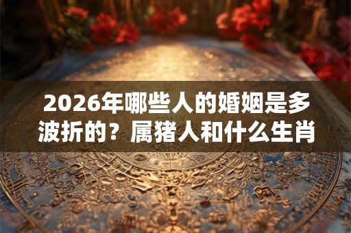 2026年哪些人的婚姻是多波折的？属猪人和什么生肖的人最配？