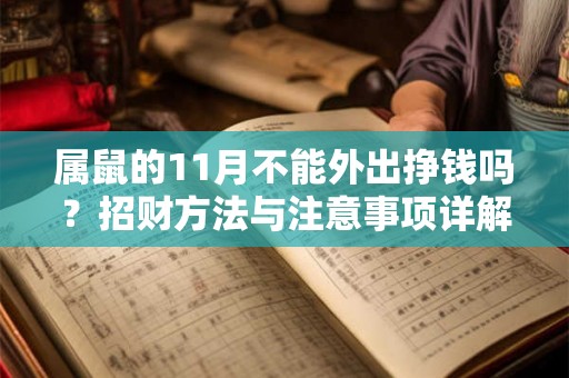 属鼠的11月不能外出挣钱吗？招财方法与注意事项详解