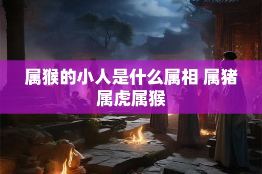 属猴的小人是什么属相 属猪属虎属猴
