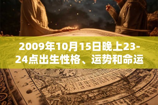 2009年10月15日晚上23-24点出生性格、运势和命运