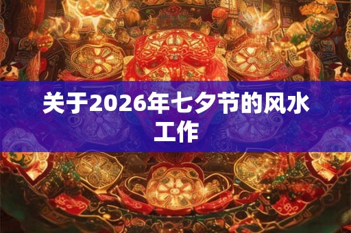 关于2026年七夕节的风水工作