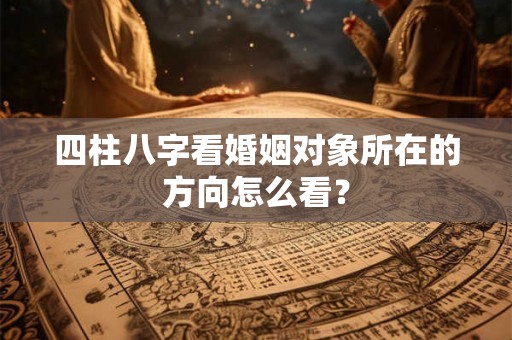 四柱八字看婚姻对象所在的方向怎么看？