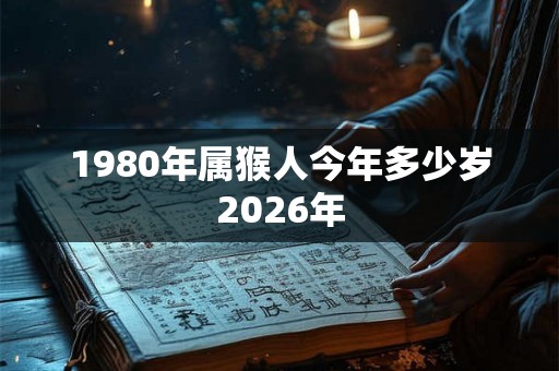 1980年属猴人今年多少岁2026年
