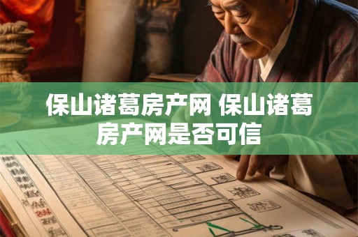 保山诸葛房产网 保山诸葛房产网是否可信 保山诸葛房产网 保山诸葛房产网是否可信