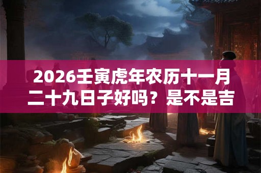 2026壬寅虎年农历十一月二十九日子好吗?是不是吉日? 2026壬寅虎年农历十一月二十九日子好吗?是不是吉日?
