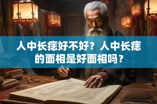 人中长痣好不好？人中长痣的面相是好面相吗？