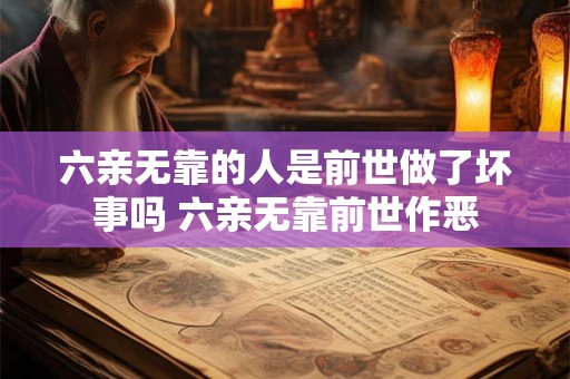 六亲无靠的人是前世做了坏事吗 六亲无靠前世作恶