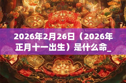 2026年2月26日(2026年正月十一出生)是什么命_命运如何 2026年2月26日(2026年正月十一出生)是什么命_命运如何