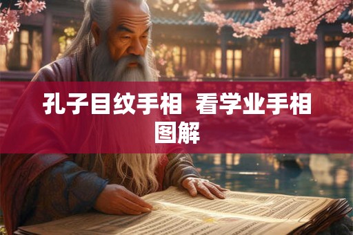 孔子目纹手相  看学业手相图解