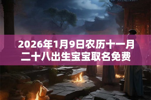 2026年1月9日农历十一月二十八出生宝宝取名免费