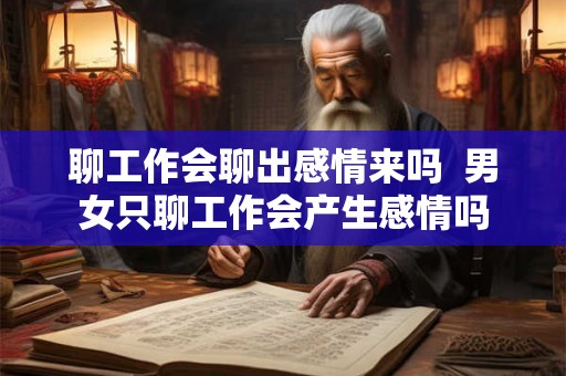 聊工作会聊出感情来吗  男女只聊工作会产生感情吗