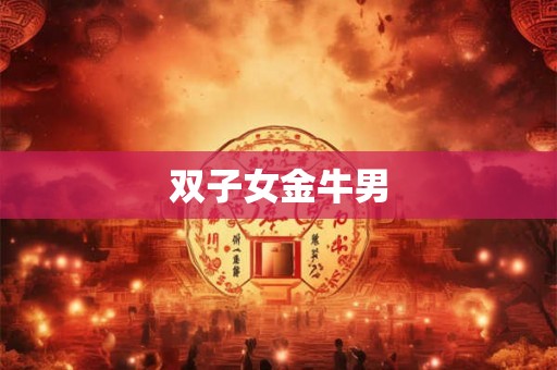 双子女金牛男 双子女金牛男