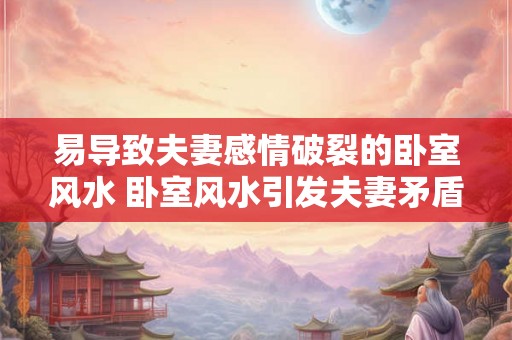 易导致夫妻感情破裂的卧室风水 卧室风水引发夫妻矛盾
