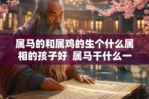 属马的和属鸡的生个什么属相的孩子好  属马干什么一碰就发财