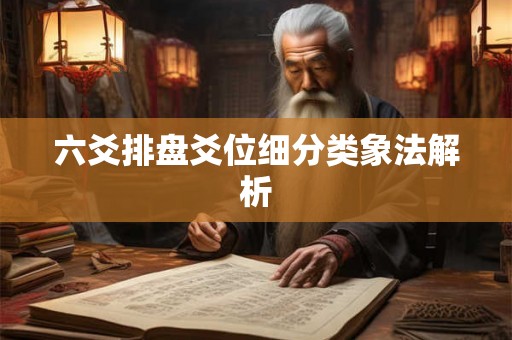 六爻排盘爻位细分类象法解析