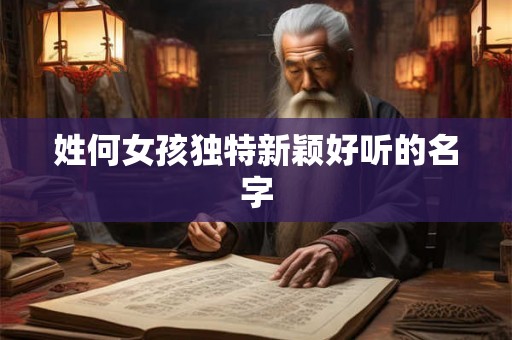 姓何女孩独特新颖好听的名字
