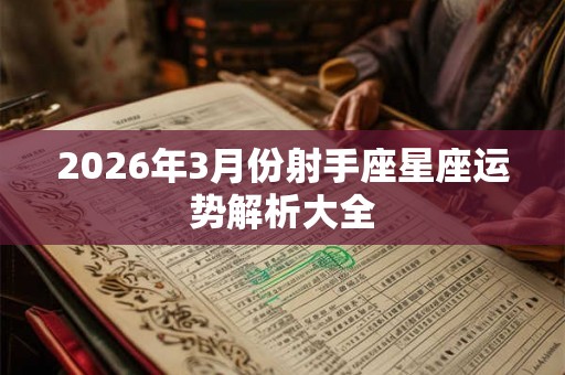 2026年3月份射手座星座运势解析大全 2026年3月份射手座星座运势解析大全