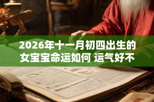 2026年十一月初四出生的女宝宝命运如何 运气好不好