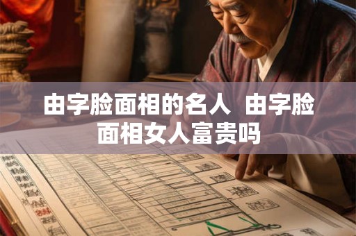 由字脸面相的名人  由字脸面相女人富贵吗