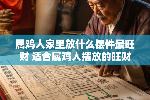 属鸡人家里放什么摆件最旺财 适合属鸡人摆放的旺财吉祥物