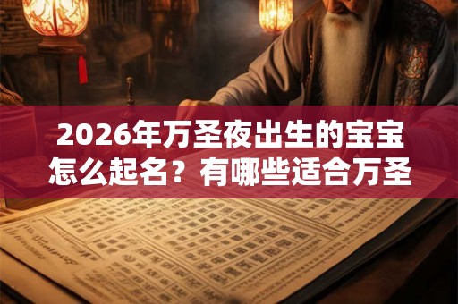2026年万圣夜出生的宝宝怎么起名？有哪些适合万圣节出生的宝宝名字？
