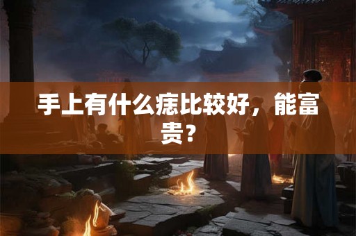 手上有什么痣比较好，能富贵？