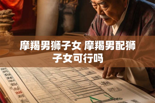 摩羯男狮子女 摩羯男配狮子女可行吗