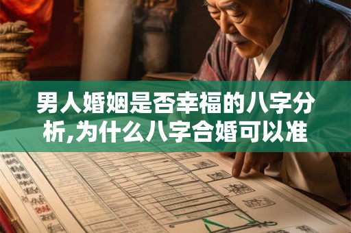 男人婚姻是否幸福的八字分析,为什么八字合婚可以准确？