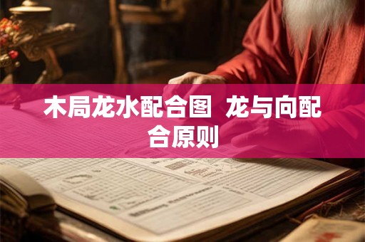 木局龙水配合图  龙与向配合原则