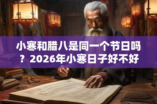 小寒和腊八是同一个节日吗？2026年小寒日子好不好？