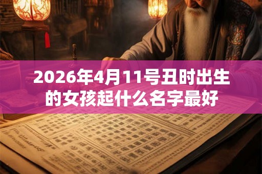 2026年4月11号丑时出生的女孩起什么名字最好