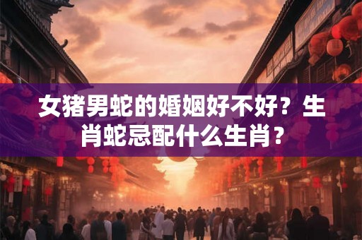 女猪男蛇的婚姻好不好？生肖蛇忌配什么生肖？