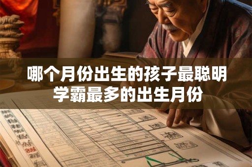 哪个月份出生的孩子最聪明 学霸最多的出生月份