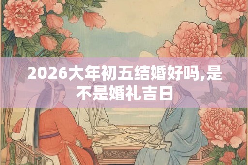 2026大年初五结婚好吗,是不是婚礼吉日
