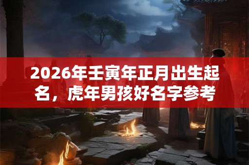 2026年壬寅年正月出生起名，虎年男孩好名字参考